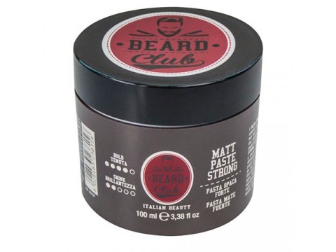 BEARD CLUB Matt Paste Strong stiprios fiksacijos matinė pasta plaukų formavimui 100ml